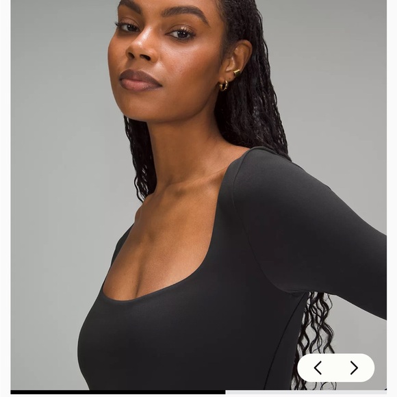 lululemon Wundermost Ultra-Soft Nulu Square-Neck Long-Sleeve Bodysuit - Picture 3 of 7